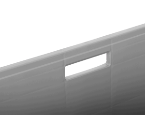 HP-8650-T PLASTİK TEKERLEKLİ KASA 600x800x633mm - Görsel 3