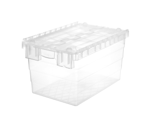 HP-6435-MK SF PLASTİK ŞEFFAF KONİK KAPAKLI KASA 400x600x360 mm