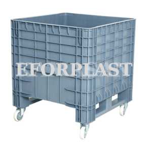 KAMASAN TEKNE 3200 KT TEKERLEKLİ PLASTİK KASA 800x800x885 mm