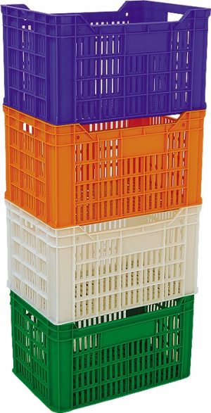 KAMASAN D-60-A PLASTİK DELİKLİ KASA  365x520x310 mm - Görsel 3