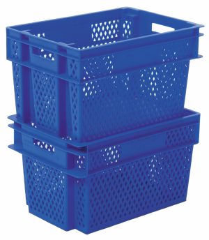 KAMASAN EKKA-80 PLASTİK DELİKLİ KASA 425x655x390 mm - Görsel 2