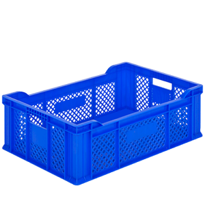 HP-2005 PLASTİK TERASLI DELİKLİ KASA 400x600x200 mm