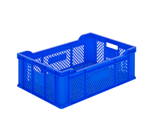 HP-2305 PLASTİK TERASLI DELİKLİ KASA 400x600x230 mm