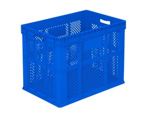 HP-4502 PLASTİK DELİKLİ DERİN TAŞIMA KASASI 400x600x450 mm