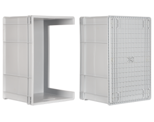 AX-3403-AVU PLASTİK YANI AÇIK KASA 400x600x340 mm - Görsel 7