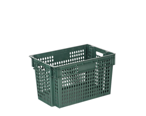 GK-910 PLASTİK DELİKLİ KONİK EKMEK KASASI 425x655x390 mm - Görsel 2