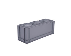 KAMASAN ST-6222 PLASTİK KASA 200x600x220 mm - Görsel 2