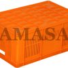 KAMASAN STK-48-AK PLASTİK DELİKLİ KASA 400x600x240 mm - Görsel 2