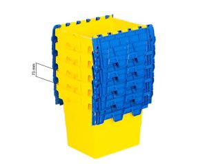 HP-4332-MK PLASTİK KONİK KAPAKLI KASA 300x400x320 mm - Görsel 3