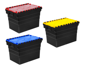 HP-6440-MK PLASTİK KONİK KAPAKLI KASA 400x600x415mm - Görsel 3
