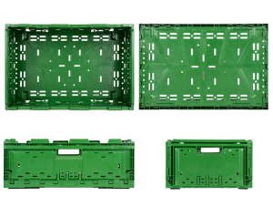 KTY-6422 PLASTİK KATLANIR DELİKLİ KASA 400x600x230 mm - Görsel 4