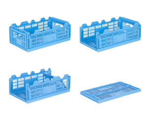 KTX-5405 PLASTİK KATLANIR DELİKLİ KASA 300x495x185 mm - Görsel 3