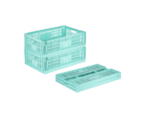 KTX-6418 PLASTİK KATLANIR DELİKLİ KASA 395x595x185 mm - Görsel 4