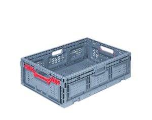 PG-6418 PLASTİK KATLANIR DELİKLİ KASA 400x600x185 mm