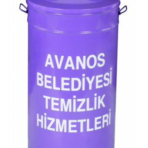 EF-151 Kapaklı Seyyar Dış Mekan Çöp Kovası