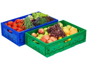 KTY-6420 PLASTİK KATLANIR DELİKLİ KASA 400x600x197 mm - Görsel 2