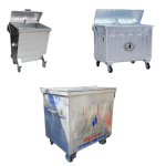 METAL GALVANİZ ÇÖP KONTEYNERLERİ